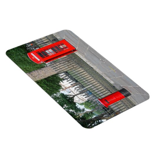 Telefooncabine en postbus in Londen Magneet (Rechterzijde)