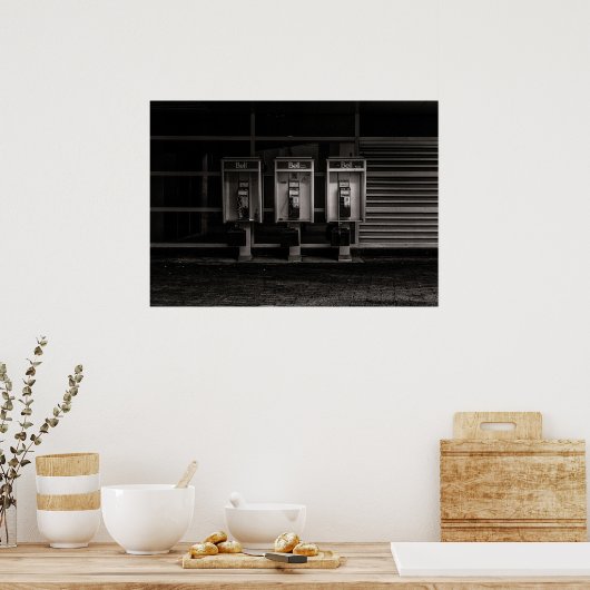 Telefooncabine nr. 15 poster (Keuken)