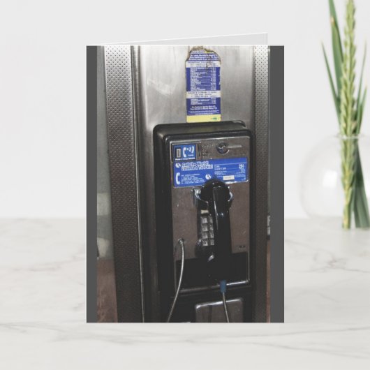 TELEFOONCABINE VS HELKOMKAARTEN KAART (Voorkant)