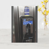 TELEFOONCABINE VS HELKOMKAARTEN KAART (Gele Bloem)