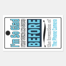 Telefooncamera Rechthoekige Sticker