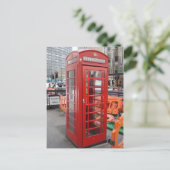 telefooncel briefkaart (Staand voorkant)