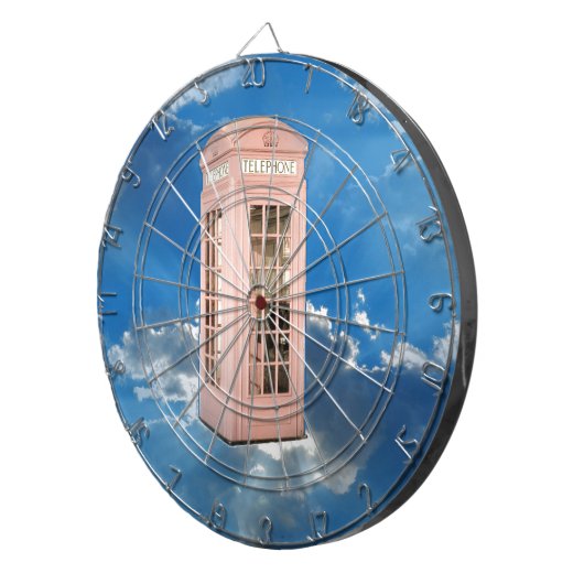 telefooncel dartbord (Voorkant Rechts)