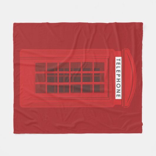 Telefooncel Fleece Deken (Voorkant (Horizontaal))