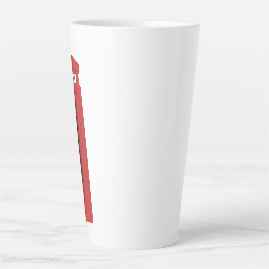 Telefooncel Latte Mok (Voorkant)