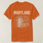  telefooncel Maryland T-shirt (Design voorkant)