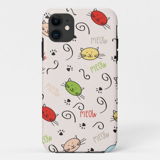 telefooncel met katten Case-Mate iPhone case (Achterkant)