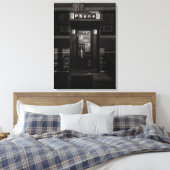 Telefooncel nr. 13 canvas afdruk (Insitu (Slaapkamer))