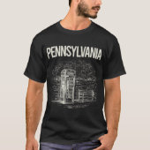  telefooncel Pennsylvania T-shirt (Voorkant)