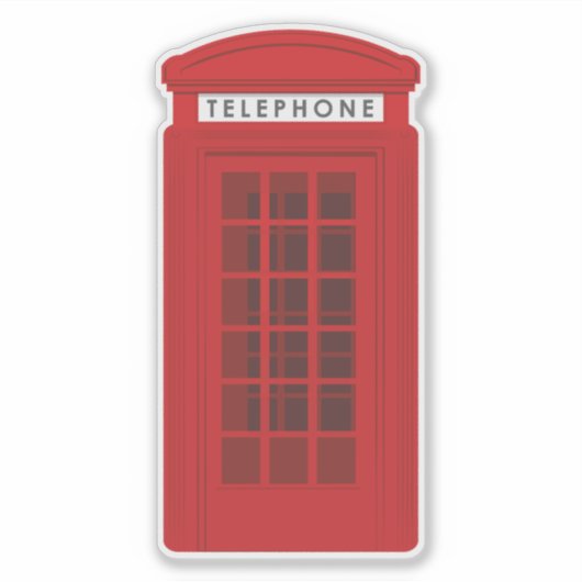 Telefooncel Sticker (Voorkant)