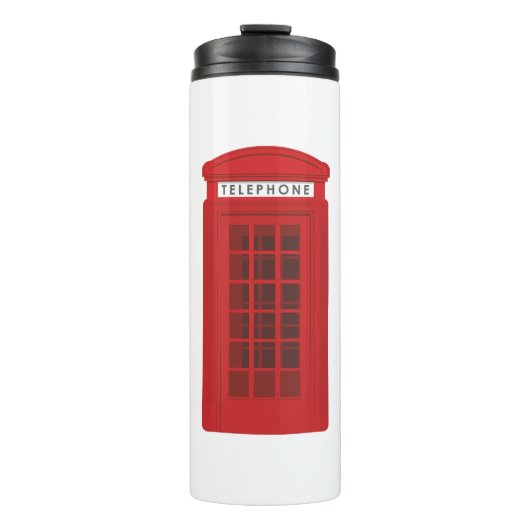 Telefooncel Thermosbeker (Voorkant)