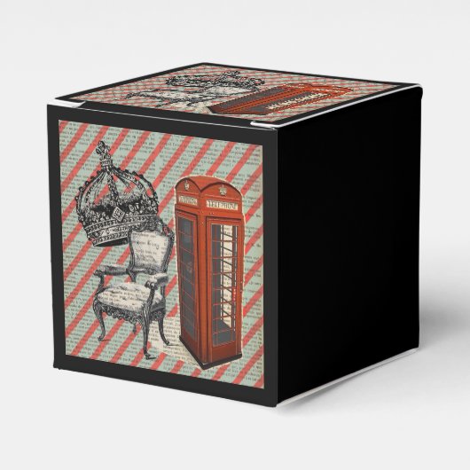 telefooncel Victoriaans jubileum crown londen Bedankdoosjes (Voorkant Zijde)