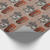 telefooncel Victoriaans jubileum crown londen Cadeaupapier (Hoek)