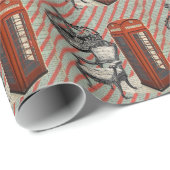 telefooncel Victoriaans jubileum crown londen Cadeaupapier (Rol Hoek)