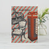 telefooncel Victoriaans jubileum crown londen Kaart (Staand voorkant)