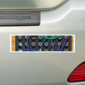 Telefooncentrale-kabels Bumpersticker (Op auto)