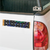 Telefooncentrale-kabels Bumpersticker (Op Truck)