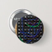 Telefooncentrale Kabels Ronde Button 5,7 Cm (Voorkant /achterkant)