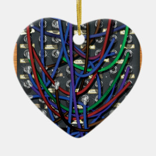 Telefooncentrale Keramisch Ornament