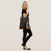 Telefooncentrale Operator, Vintage Zakelijk Tote Bag (Op model)