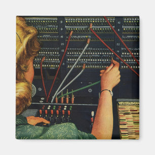 Telefooncentrale, Vintage bedrijven Magneet