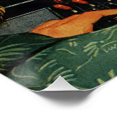 Telefooncentrale, Vintage bedrijven Poster (Hoek)