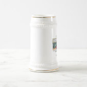 Telefooncode Blauwe Cartoon Funny Beer Stein Bierpul (Center)