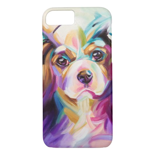 Telefooncover kleurrijke Cavalier Case-Mate iPhone Case (Achterkant)