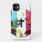 Telefooncover-Yaqui Flag Case-Mate iPhone Case (Achterkant)
