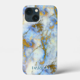 Telefoondraagtas aanpassen - Marble Gold Veins Case-Mate iPhone Case