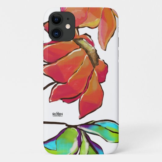 Telefoondraagtas "Bright White Floral" Case-Mate iPhone Case (Achterkant)