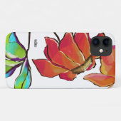 Telefoondraagtas "Bright White Floral" Case-Mate iPhone Case (Achterkant (horizontaal))