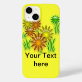 Telefoondraagtas - Drie Dimensional Neon Daisies Case-Mate iPhone Case (Achterkant)