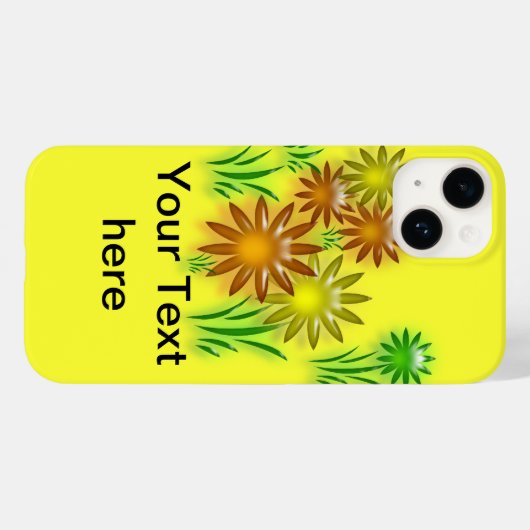 Telefoondraagtas - Drie Dimensional Neon Daisies Case-Mate iPhone Case (Achterkant (horizontaal))