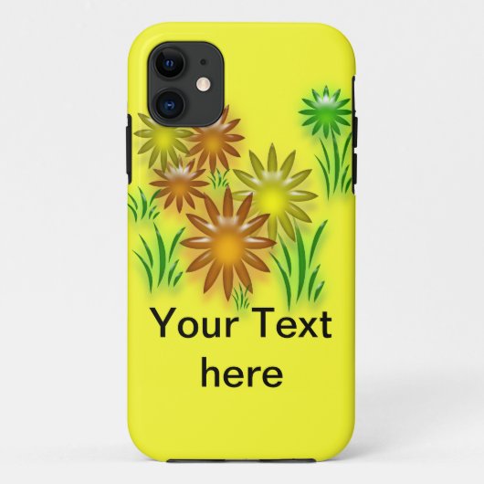 Telefoondraagtas - Drie Dimensional Neon Daisies Case-Mate iPhone Case (Achterkant)