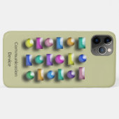 Telefoondraagtas - Drie dimensionale Buttonnen Case-Mate iPhone Case (Achterkant (horizontaal))