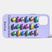 Telefoondraagtas - Drie dimensionale Buttonnen Case-Mate iPhone Case (Achterkant (horizontaal))