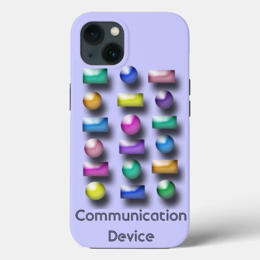 Telefoondraagtas - Drie dimensionale Buttonnen Case-Mate iPhone Case (Achterkant)