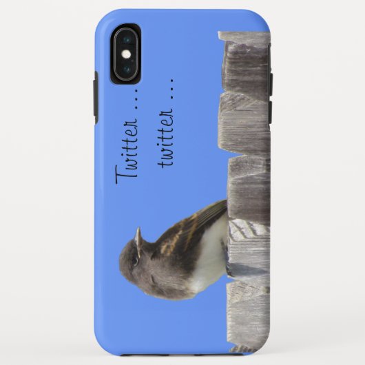 Telefoondraagtas - Flycatcher op hek Case-Mate iPhone Case (Achterkant)