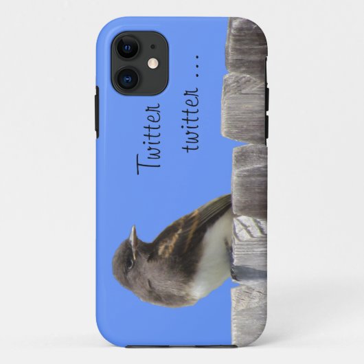 Telefoondraagtas - Flycatcher op hek (hrz) Case-Mate iPhone Case (Achterkant)
