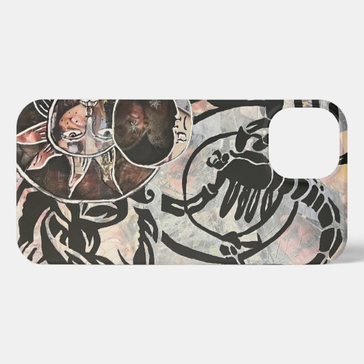 Telefoondraagtas "Lunar Eclipse" iPhone Hoesje (Achterkant horizontaal)