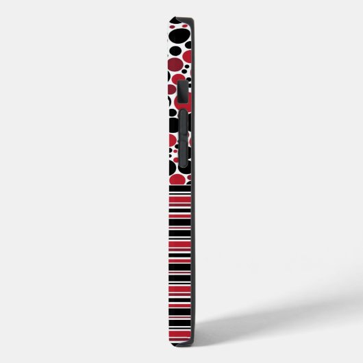 Telefoondraagtas met speciale Floral & Stripes Case-Mate iPhone Case (Achterkant / Links)