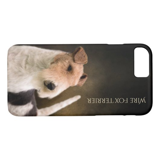 Telefoondraagtas met wielfox terrier Case-Mate iPhone case (Achterkant (Horizontaal))