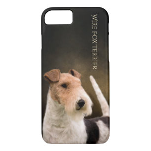 Telefoondraagtas met wielfox terrier 	iPhone 8/7 hoesje