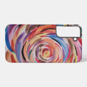 Telefoondraagtas roos samsung galaxy hoesje (Achterkant horizontaal)