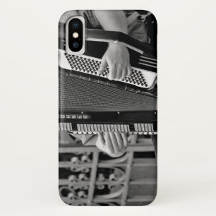 Telefoondraagtas van Accordion Player iPhone X Hoesje