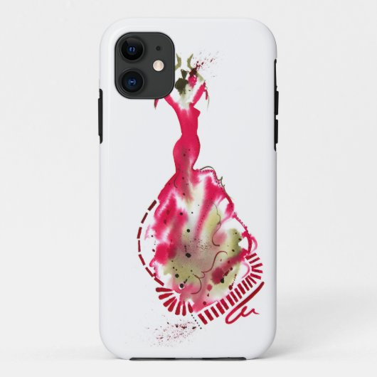 Telefoondraagtas van Flamenco Dancer Case-Mate iPhone Case (Achterkant)