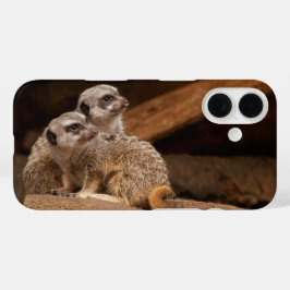 Telefoondraagtas van Meerkat iPhone 16 Hoesje