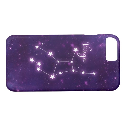 Telefoondraagtas van Virgo Zodiac Constellation Case-Mate iPhone Case (Achterkant (Horizontaal))