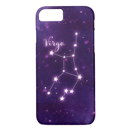 Telefoondraagtas van Virgo Zodiac Constellation Case-Mate iPhone Case (Achterkant)